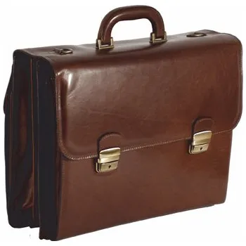 AFIN Akce ihned kožená taška pro notebook ADVOCATE barva hnědá