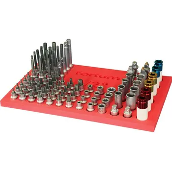 Klíč Zásobník nástrčných a zástrčných klíčů 1/2" 86ks naplněný 4704794 FORTUM