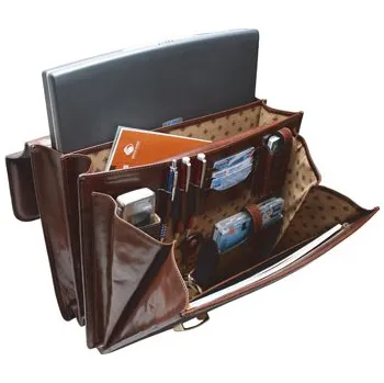 Akce ihned taška pro notebook - DIRECTOR - barva hnědá