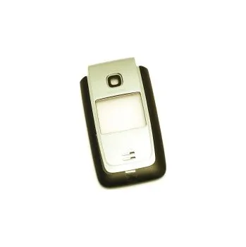 Náhradní kryt pro mobilní telefon originální přední kryt Nokia 6125 stříbrná stříbrná