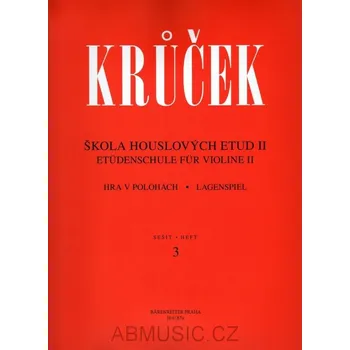 Krůček Václav - Škola houslových etud II (sešit 3, 4) - Noty