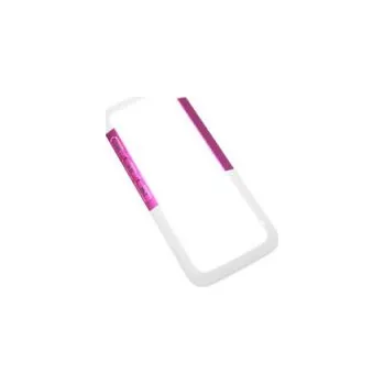 Náhradní kryt pro mobilní telefon originální přední kryt Nokia 5310 bílo-růžová