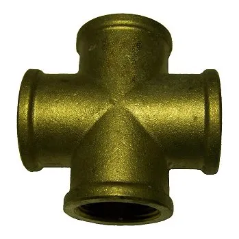 Fitinka Kříž mosazný 3/4"