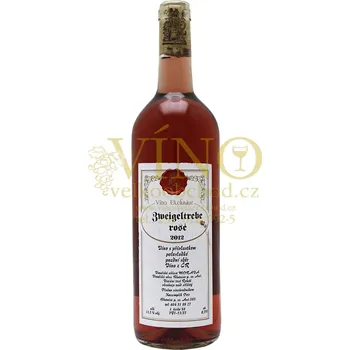 Moravské víno Zweigeltrebe rosé pozdní sběr 2012 0.75 L vinařství Kozumplík