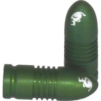 Duše na kolo Shaman Patrony na ventilky, zelené, balení 2ks