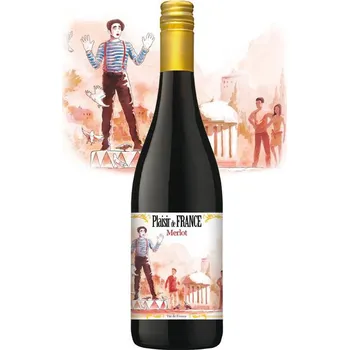 PLAISIR DE FRANCE Merlot 0,75 L suché francouzské červené víno