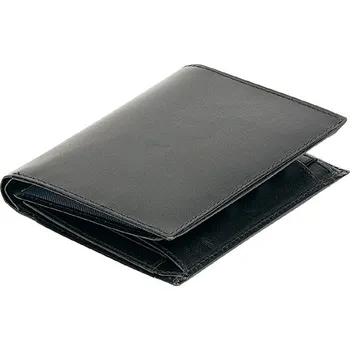 Peněženka PESO kožená pánská peněženka v dárkovém balení, černá