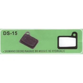 Brzda na kolo BARADINE Brzdové destičky bez pružinky Shimano Deore 555, Nexave organické
