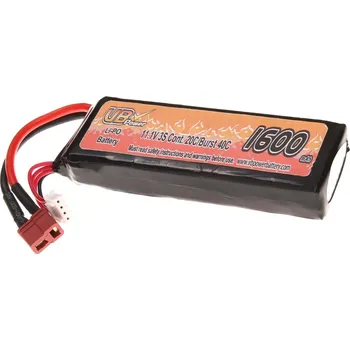 Baterie pro airsoftovou zbraň Akumulátor VB Li-Pol 11,1V, 1600 mAh, medium block, 20C, VB Power