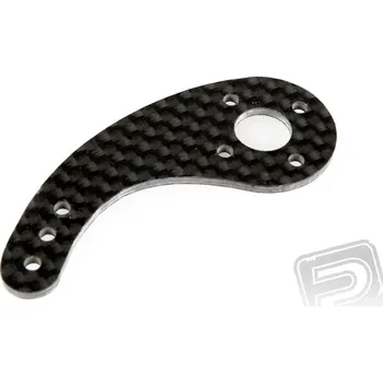 RC vybavení Páka serva uhlíková jednoramenná oblouková 53 x 20mm