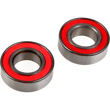 RC model auta Keramické ložiska s červenou gum prachovkou 2RS 8x16x5mm (2ks.)
