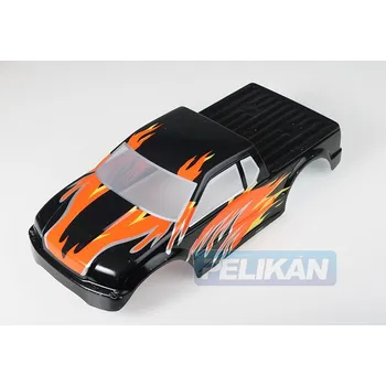 RC model auta Karosérie lakovaná Himoto Truck 1:10 (černo-oranžová)