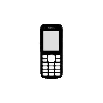 Náhradní kryt pro mobilní telefon originální přední kryt Nokia C1-02 černá černá 0257486