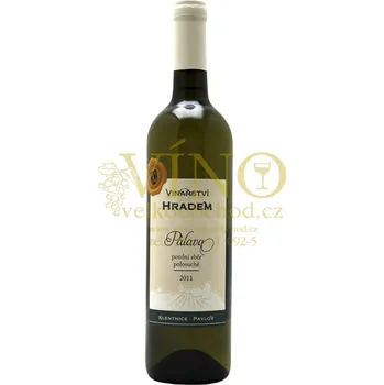 Víno Pálava 2011, pozdní sběr, polosuché víno 0.75 l, Vinařství pod Hradem