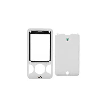 Náhradní kryt pro mobilní telefon originální přední kryt + kryt baterie Sony Ericsson W205 bílá bílá