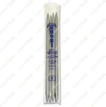 Nástroj na niť a příze Pletací jehlice - ponožkové č. 5 mm (Pletací jehlice - ponožkové č. 5 mm)