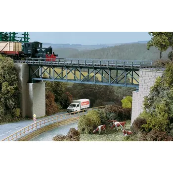Modelová železnice AUHAGEN 11364 H0/TT Stavebnice - železniční most ocelový přímý 327mm AU11364
