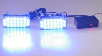 Denní svícení PREDATOR LED vnější, 12V, modrý, kulatý