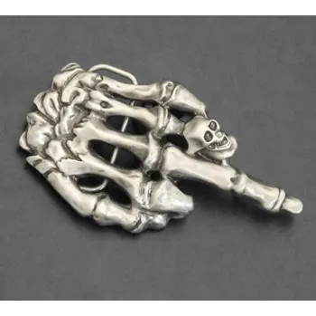 Přezka na opasek ruka kostlivce