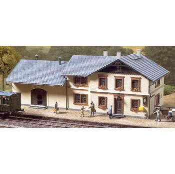 Modelová železnice AUHAGEN 11362 H0 Stavebnice - nádraží "Oberrittersgrün" AU11362
