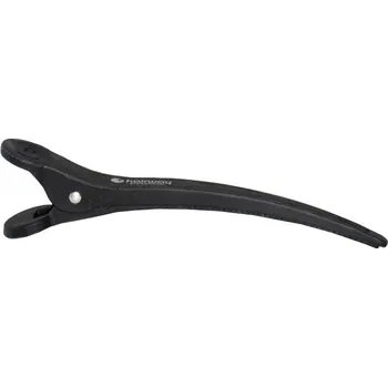 Karbonové klipsy do vlasů Hairway - 11,5 cm, černé - 6 ks (42034) + dárek zdarma