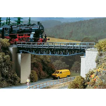 Modelová železnice AUHAGEN 11365 H0/TT Stavebnice - železniční most ocelový přímý 262mm