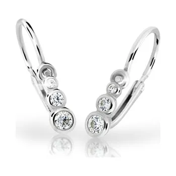 Náušnice Dětské naušnice Cutie C2255-B CZ White