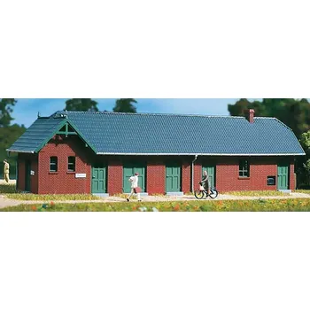 Modelová železnice AUHAGEN 13314 TT Stavebnice - nádražní toalety se stájí AU13314