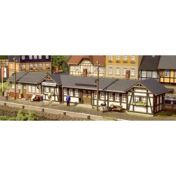 Modelová železnice AUHAGEN 11418 H0 Stavebnice - nádraží "Barthmühle" AU11418