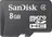 SanDisk microSDHC 8 GB Class 4 + SD adaptér (SDSDQM-008G-B35)