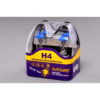 Autožárovka krabička žárovek H4 12V 60/55W P43t BLUETOP 2ks