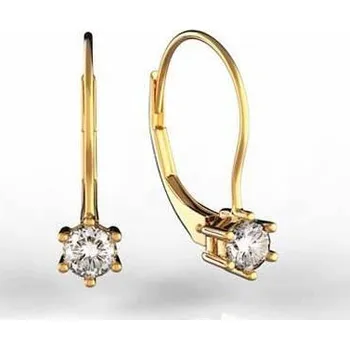 Náušnice Náušnice s diamantem Viviana 3830024, žluté zlato