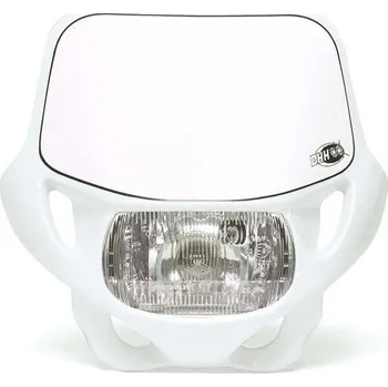 Přední maska motocyklu ACERBIS DHH homologovaná, barva bílá