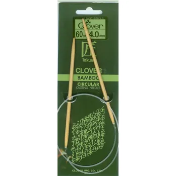 Jehlice Kruhové pletací jehlice Takumi Clover 3016/60/4,0