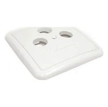 Elektrická zásuvka Víčko k SAT+TV+R zásuvce - bílé