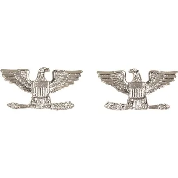 Odznak US Colonel 2 ks - stříbrný