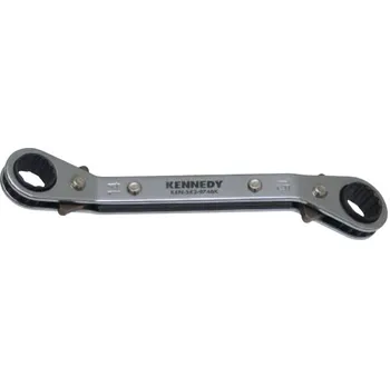 Klíč CROMWELL Klíč očkový ráčnový s páčkou vyhnutý 25° 8 x 9 mm