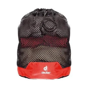 Sportovní vak Deuter Mesh Sack L Black/Fire