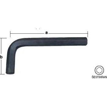 Klíč CROMWELL Klíč imbusový, metrický vel.1,5 - 22 mm, palcový vel. 1/16'' - 1'' 5/64''