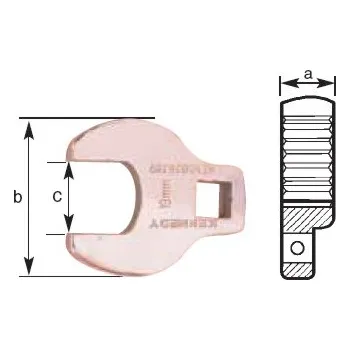 Klíč CROMWELL Klíč nástrčný maticový, vel.10 - 24 mm 10,0 mm