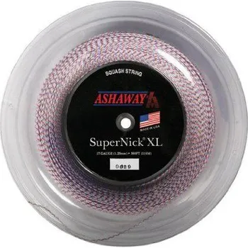 Struna na výplet tenisové rakety Squashový výplet ASHAWAY Super Nick XL - 1,25 mm balení 110 m