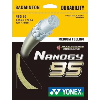 Tenis Badmintonový výplet YONEX Nanogy 95 -200 m