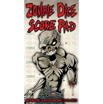 Desková hra Zombie Dice - Score Pad