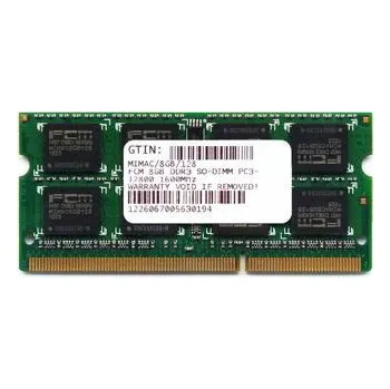 8GB SO DDR3 DIMM LV MacBook Pro Mid 2012, iMac late 2012- 2013-2014 AP-MBP1600LV-G08