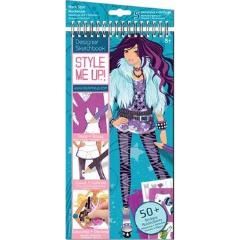 kreativní sada Wooky Style me up Rockstar Návrhářské portfolio