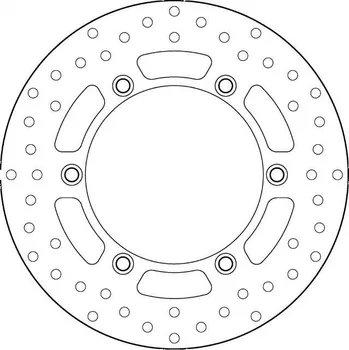Brzdový kotouč Brembo (Itálie) Zadní brzdový kotouč Brembo - Moto Guzzi V 11 Copa Italia, 1100ccm - 03>