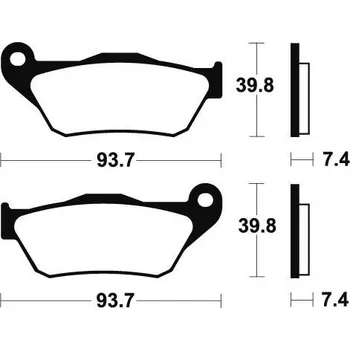 Brzdová destička Přední brzdové destičky SBS 194HF - Yamaha X-Max 125ccm - 06>09
