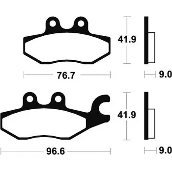 Brzdová destička Brembo (Itálie) Přední brzdové destičky Brembo 07060XS - Piaggio X Evo ( Right cal.), 400ccm - 08>