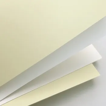 Barevný papír ozdobný papír Hladký bílý 230g, 20ks
