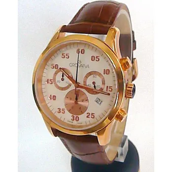 Hodinky Společenský luxusní švýcarský chronograf - hodinky Grovana 1203.9
